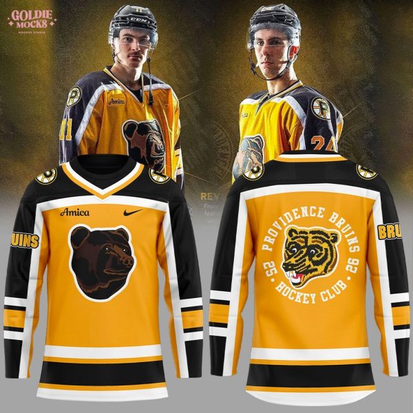 Providence Bruins Reverse Retro Pooh Bear 2025 New Hockey Jersey