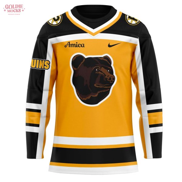Providence Bruins Reverse Retro Pooh Bear 2025 New Hockey Jersey