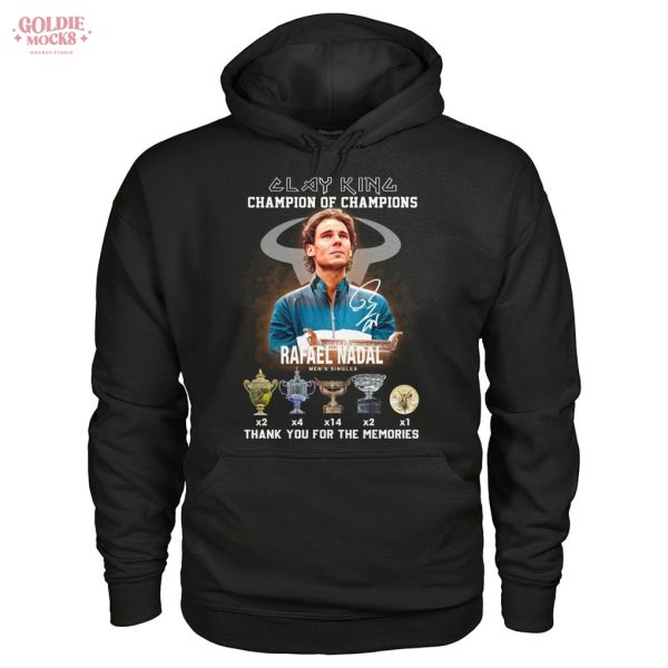 Rafael Nadal Clay King Champion Of Champions T-Shirt