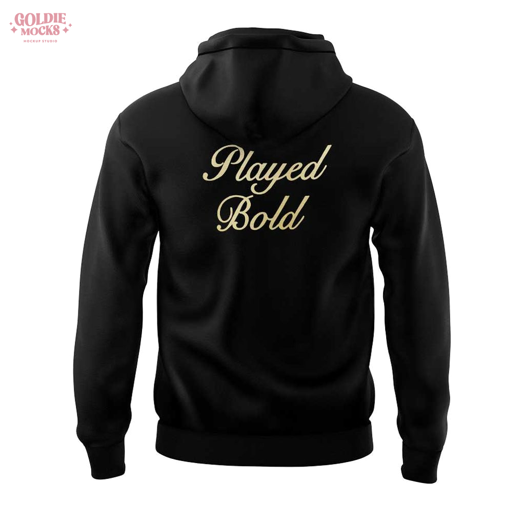 RCB Champion 2025 Tata Indian Premier League Played Bold Hoodie RCB Champion 2025 Tata Indian Premier League Played Bold Hoodie