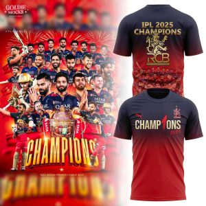 RCB Champion 2025 Tata Indian Premier League Shirt