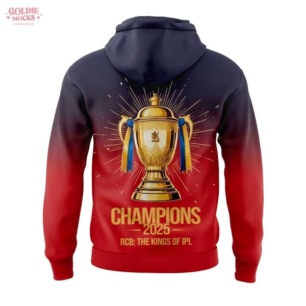 RCB Champion Tata Indian Premier 2025 Hoodie