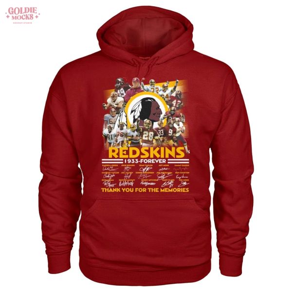 Redskins 1933 Forever Thank You For The Memories T-Shirt