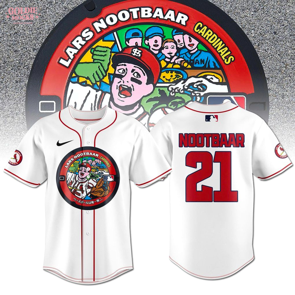 Rising Stars Lars Nootbaar St. Louis Cardinals Japan 2025 Jersey Rising Stars Lars Nootbaar St. Louis Cardinals Japan 2025 Jersey