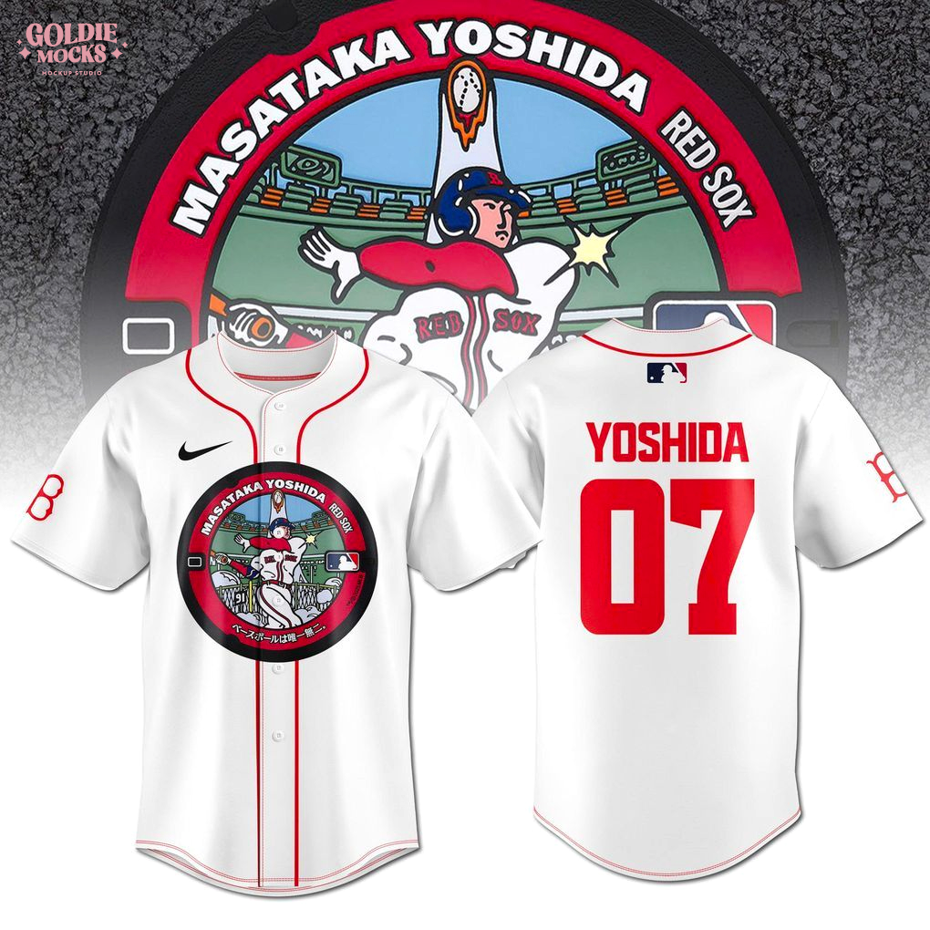 Rising Stars Masataka Yoshida Boston Red Sox Japan 2025 Jersey Rising Stars Masataka Yoshida Boston Red Sox Japan 2025 Jersey
