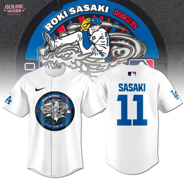 Rising Stars Roki Sasaki Los Angeles Dodgers Japan 2025 Jersey