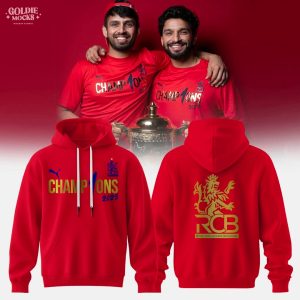 Royal Challengers Bengaluru 2025 Champions Gift Fans T-Shirt