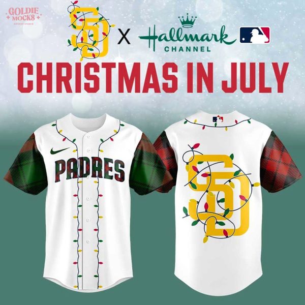 San Diego Padres Christmas in July 2025 Jersey