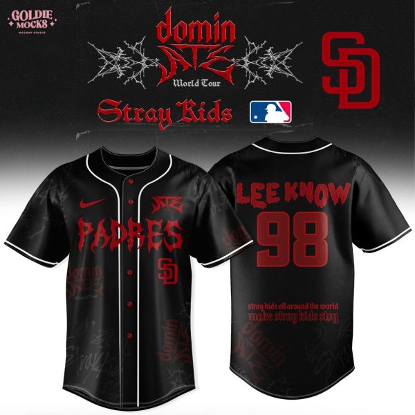 San Diego Padres x Stray Kids Dominate World Tour 2025 All Team Jersey