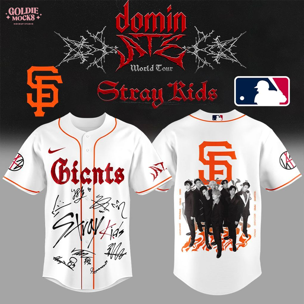 San Francisco Giants x ATE Show Signature All Team 2025 White Jersey San Francisco Giants x ATE Show Signature All Team 2025 White Jersey