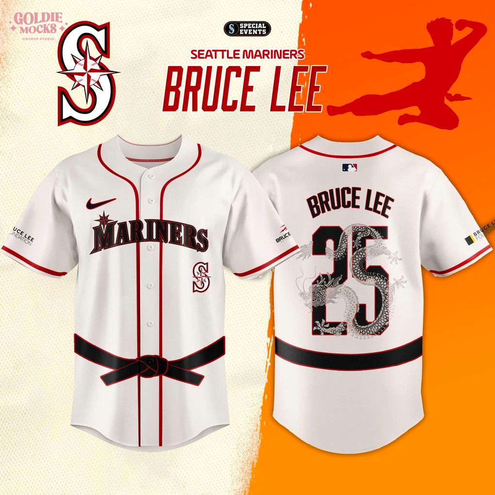 San Francisco Giants x Bruce Lee New Edition 2025 White Jersey San Francisco Giants x Bruce Lee New Edition 2025 White Jersey