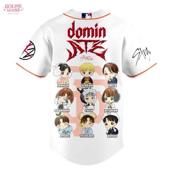 San Francisco Giants x Stray Kids Domin ATE Tour 2025 Chibi All Team Jersey