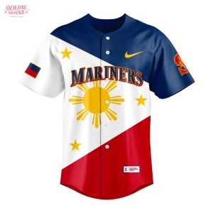 Seattle Mariners Celebrating Filipino Heritage Night 2025 Jersey