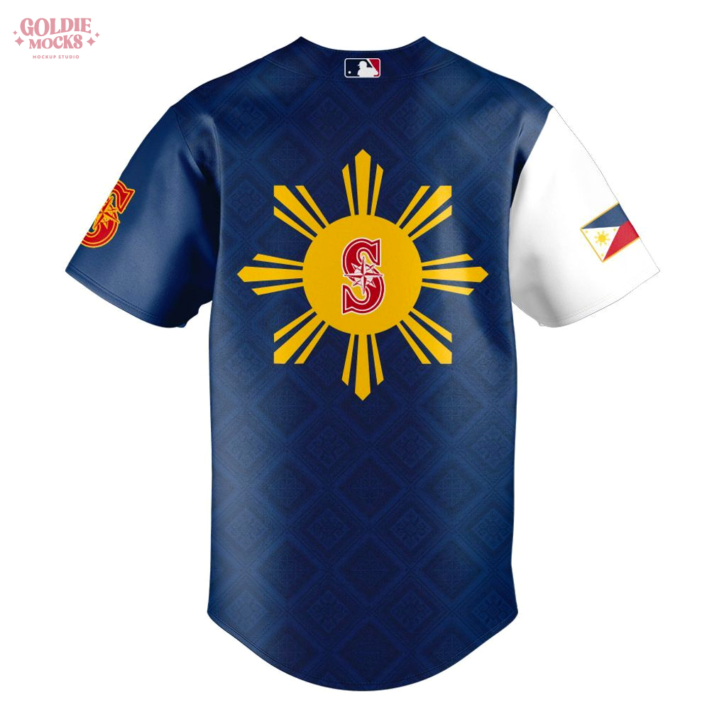 Seattle Mariners Celebrating Filipino Heritage Night 2025 Jersey Seattle Mariners Celebrating Filipino Heritage Night 2025 Jersey