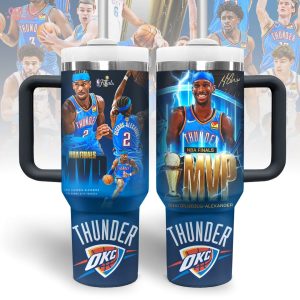 Shai Gilgeous Alexander MVP 2025 Finals Fans Tumbler