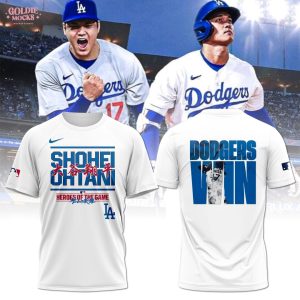 Shohei Ohtani Heros Of The Game Dodgers Win 2025 T-Shirt