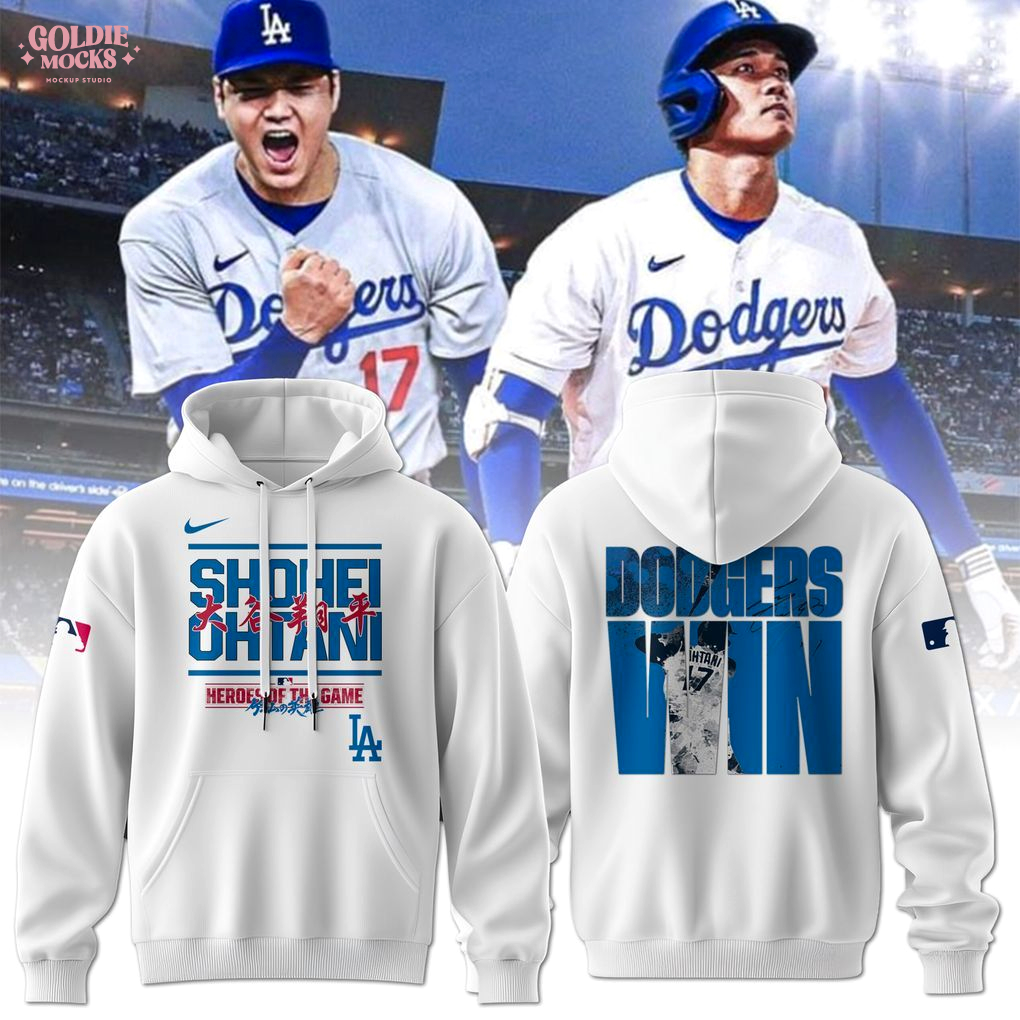 Shohei Ohtani Heros Of The Game Dodgers Win 2025 T-Shirt Shohei Ohtani Heros Of The Game Dodgers Win 2025 T-Shirt
