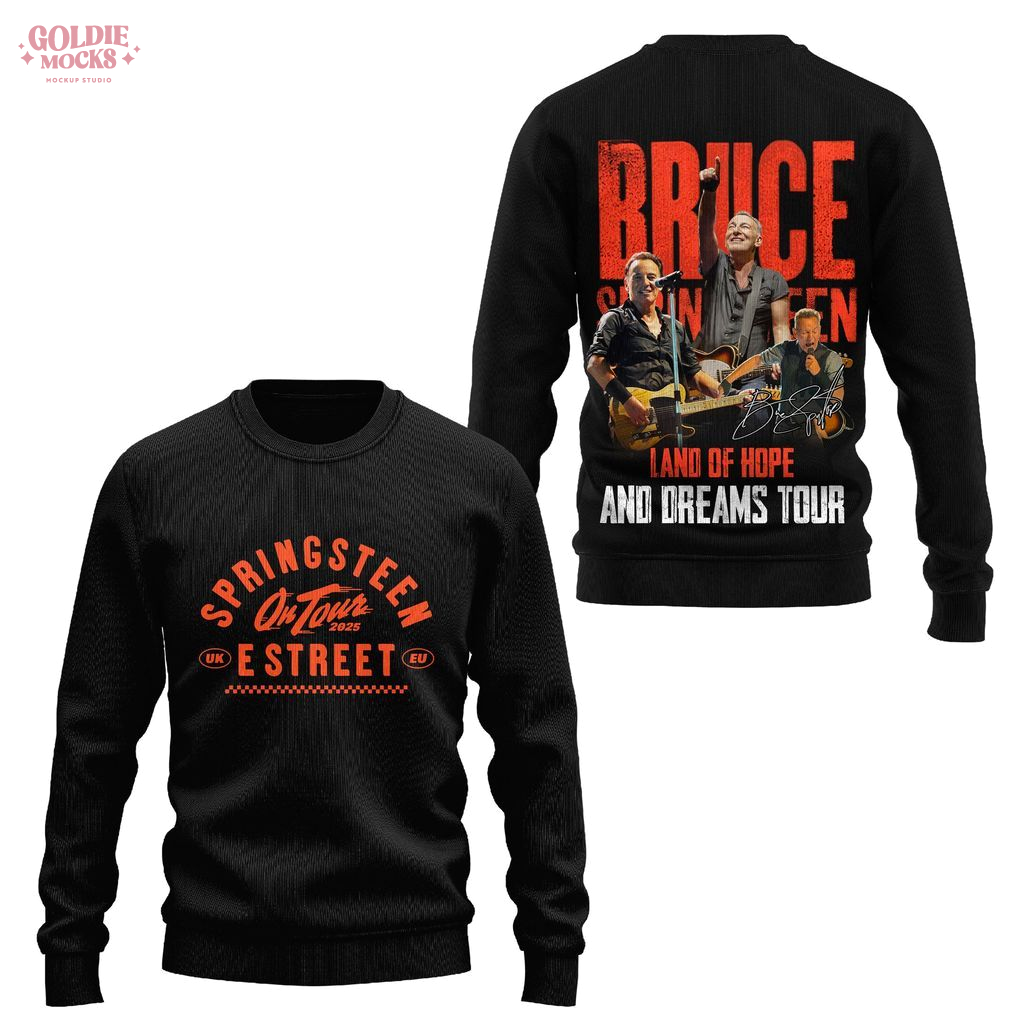 Springsteen On Tour 2025 E Street Band T-Shirt Springsteen On Tour 2025 E Street Band T-Shirt