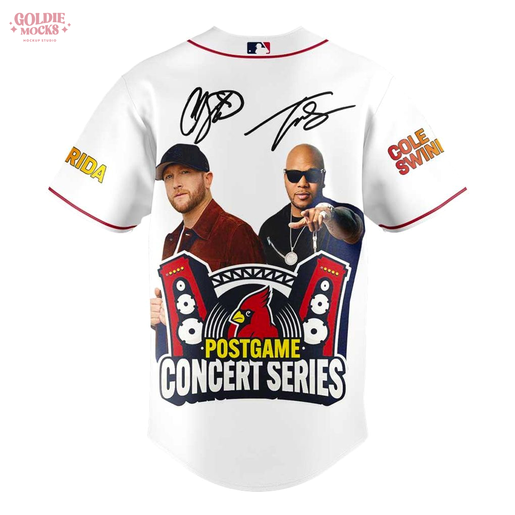 St Louis Cardinals x Cole Swindell and Flo Rida Show Signature 2025 Jersey St Louis Cardinals x Cole Swindell and Flo Rida Show Signature 2025 Jersey