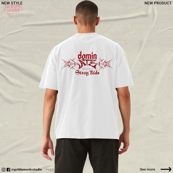 Stray Kids Dominate World Tour 2025 Kpop Concert Shirt