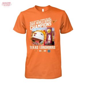 Texas Longhorns NCAA Softball Women 2025 Champions T-Shirt