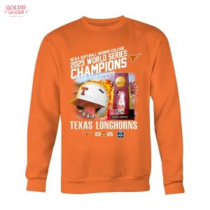 Texas Longhorns NCAA Softball Women 2025 Champions T-Shirt