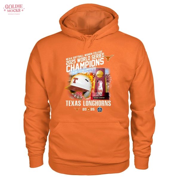 Texas Longhorns NCAA Softball Women 2025 Champions T-Shirt