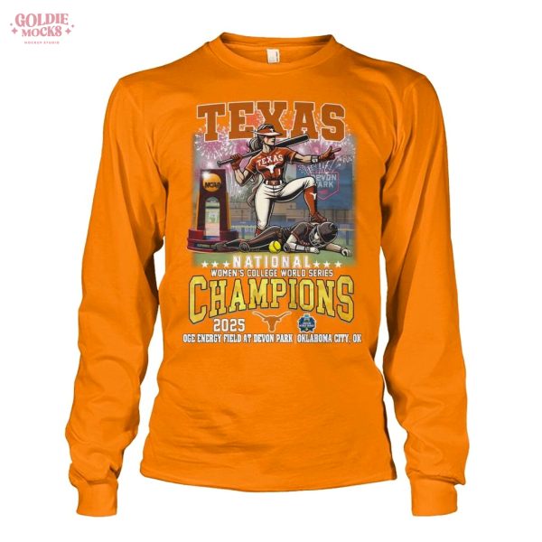 Texas Longhorns Women College World Series 2025 Champions T-Shirt