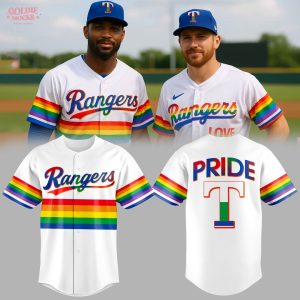 Texas Rangers Pride Night 2025 Jersey