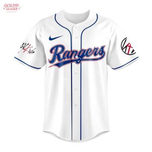 Texas Rangers x ATE Show Signature All Team White Jersey