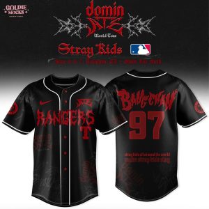 Texas Rangers x Stray Kids Dominate World Tour 2025 All Team Jersey