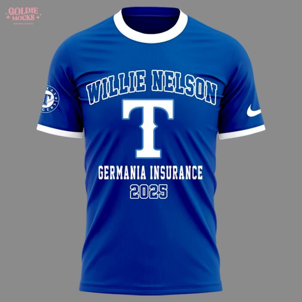 Texas Rangers x Willie Nelson’s Tour 2025 T-Shirt
