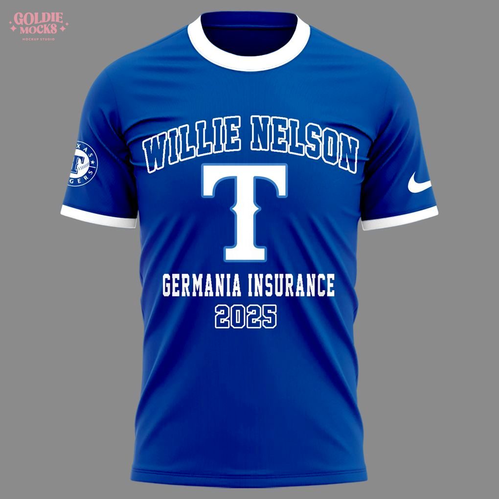 Texas Rangers x Willie Nelson's Tour 2025 T-Shirt Texas Rangers x Willie Nelson's Tour 2025 T-Shirt