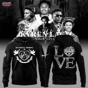 Tigers Football RIP Lacy In Loving Memory Hoodie
