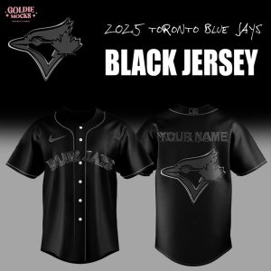 Toronto Blue Jays Back In Black 2025 Jersey