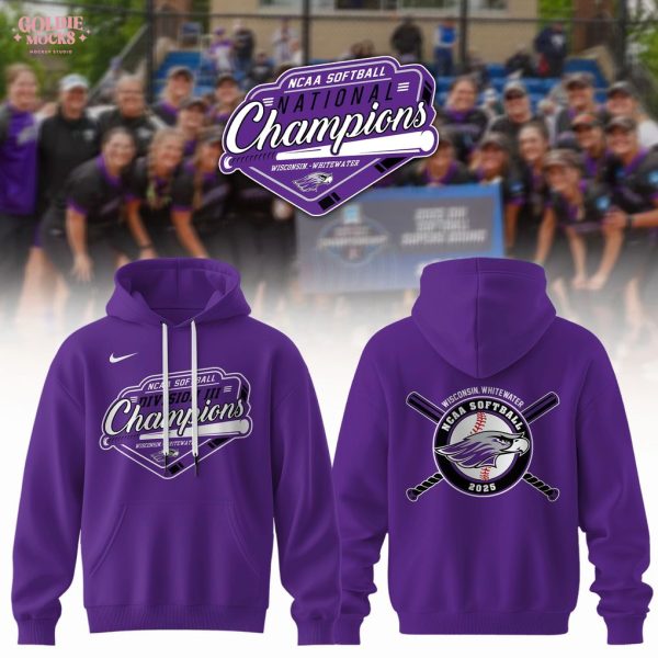 Trine Thunder Softball NCAA Division III 2025 Champions Hoodie