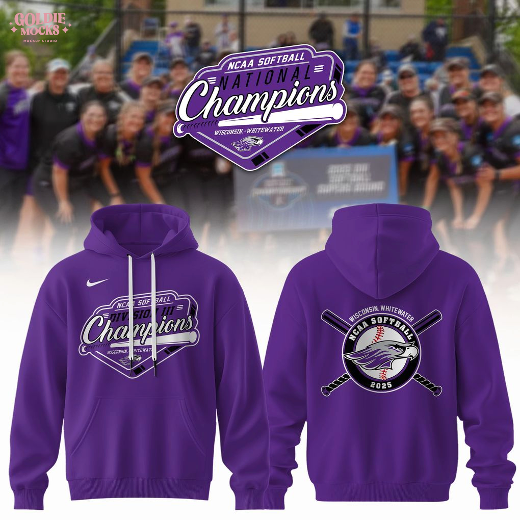 Trine Thunder Softball NCAA Division III 2025 Champions Hoodie Trine Thunder Softball NCAA Division III 2025 Champions Hoodie