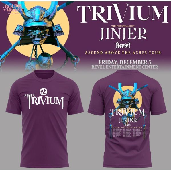 Trivium Ascendancy Above The Ashes Tour 2025 For Fans T-Shirt
