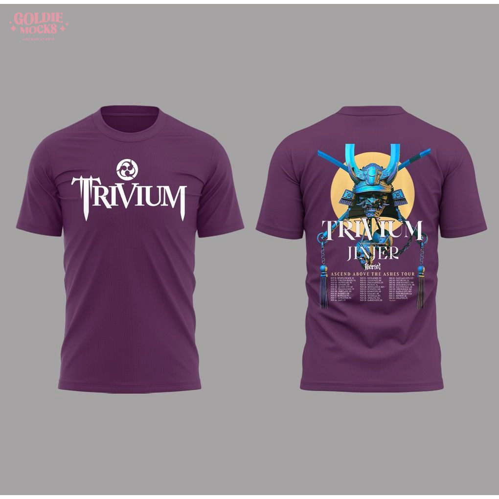 Trivium Ascendancy Above The Ashes Tour 2025 For Fans T-Shirt Trivium Ascendancy Above The Ashes Tour 2025 For Fans T-Shirt