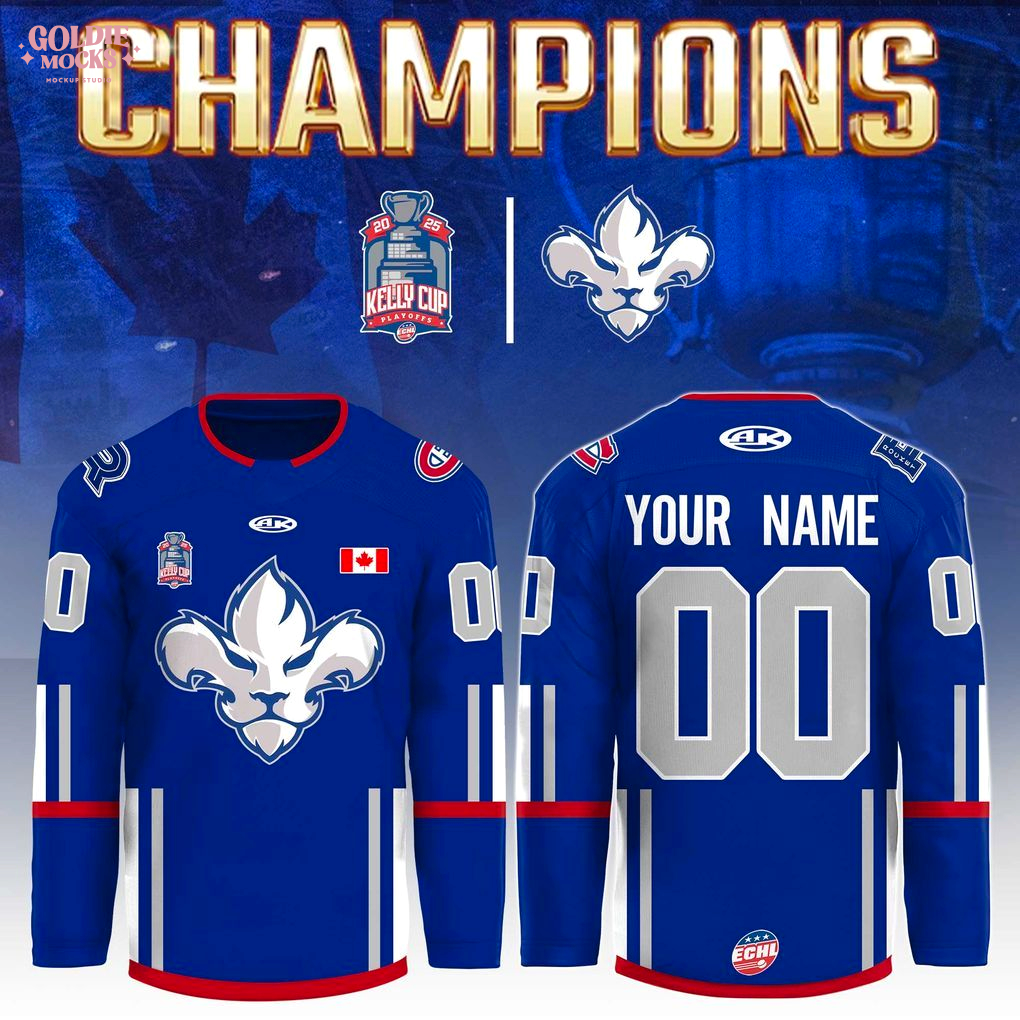 Trois-Rivieres Lions 2025 Champions Hockey Jersey Trois-Rivieres Lions 2025 Champions Hockey Jersey