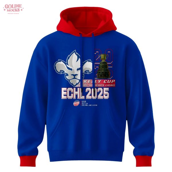 Trois-Rivieres Lions 2025 ECHL Champions Hoodie