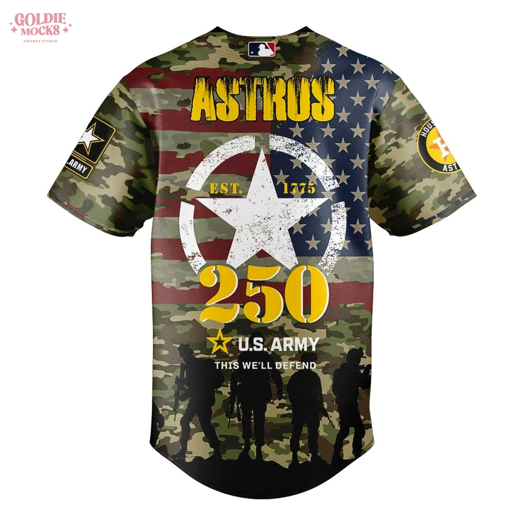 US Army 250th Anniversary Houston Astros Jersey US Army 250th Anniversary Houston Astros Jersey