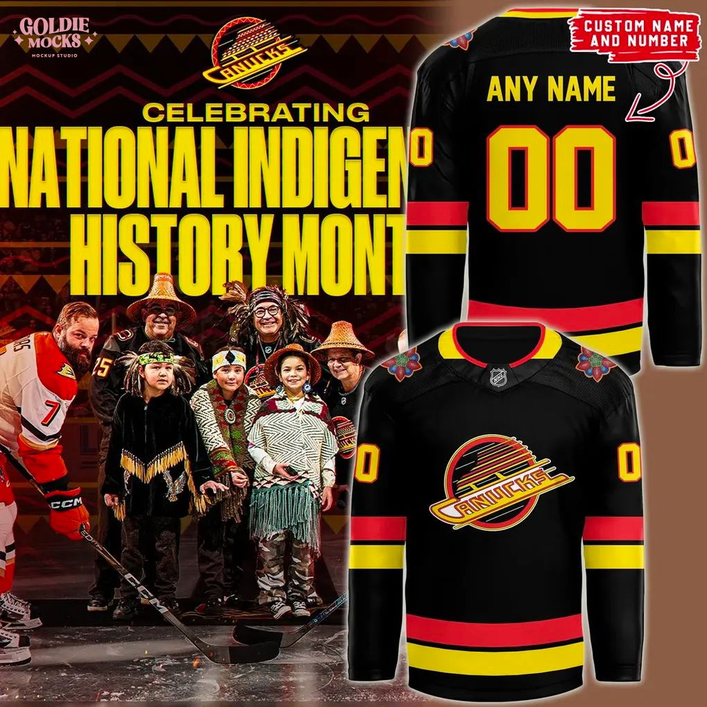 Vancouver Canucks National Indigenous History Month 2025 Hockey Jersey Vancouver Canucks National Indigenous History Month 2025 Hockey Jersey