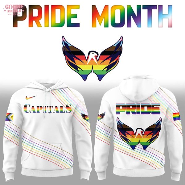 Washington Capitals Pride Month 2025 Hoodie
