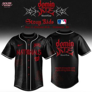 Washington Nationals x Stray Kids Dominate World Tour 2025 All Team Jersey