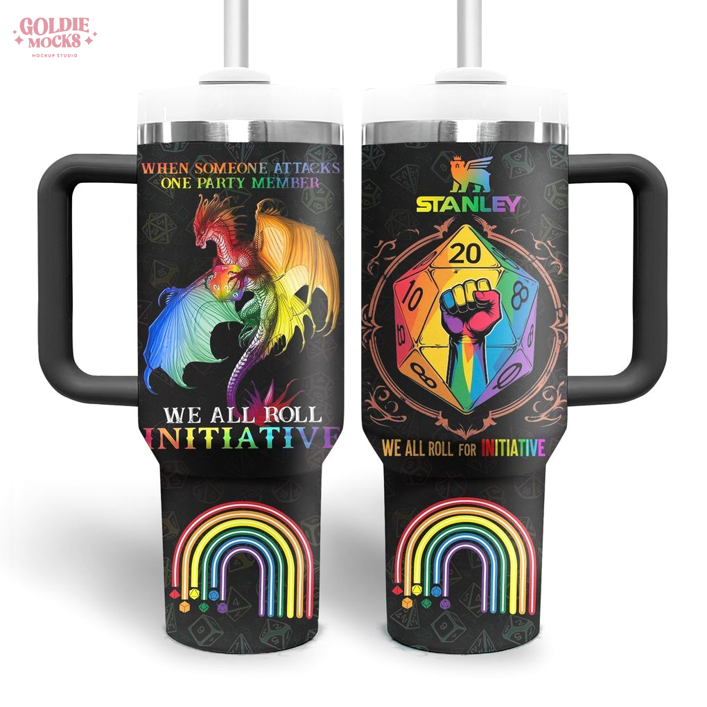We All Roll Initiative Tumbler We All Roll Initiative Tumbler