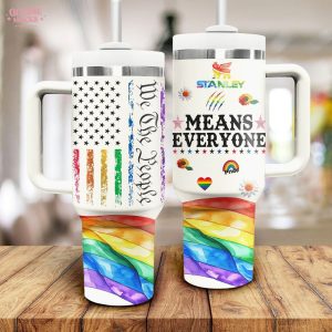 We The People Means Everyone Pride Tumbler