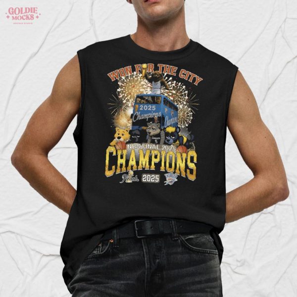 Won For The City Thunder Finals NBA 2025 Champions T-Shirt