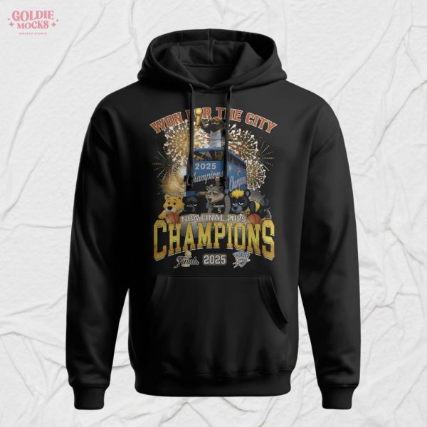 Won For The City Thunder Finals NBA 2025 Champions T-Shirt