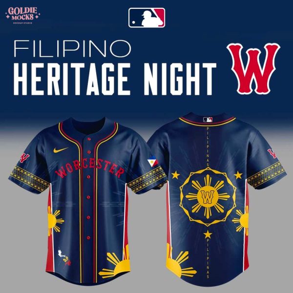 Worcester Red Sox Filipino Heritage Night Jersey